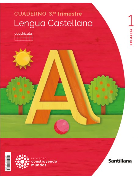 CUADERNO LENGUA 3 1ºPRIMARIA CUADRICULA CONSTRUYENDO MUNDOS 2023